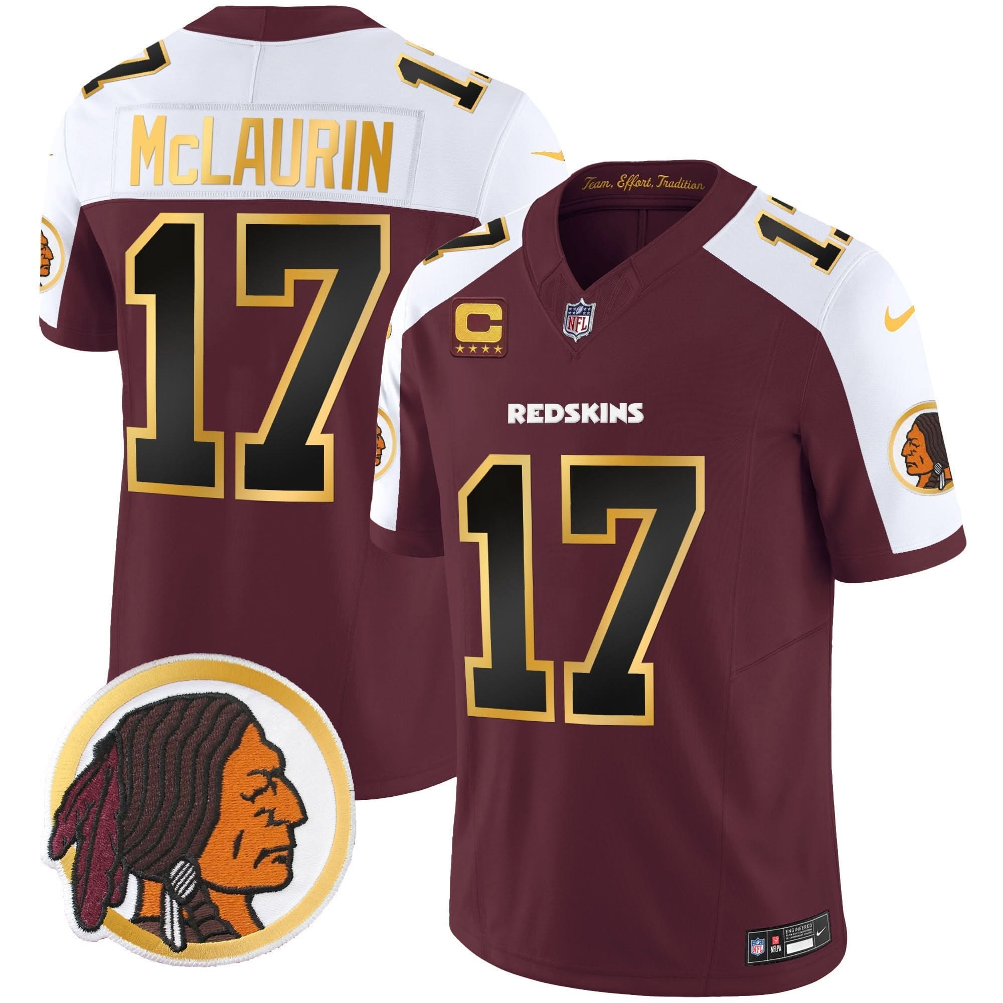 WR Throwback Vapor Gold Trim Jersey