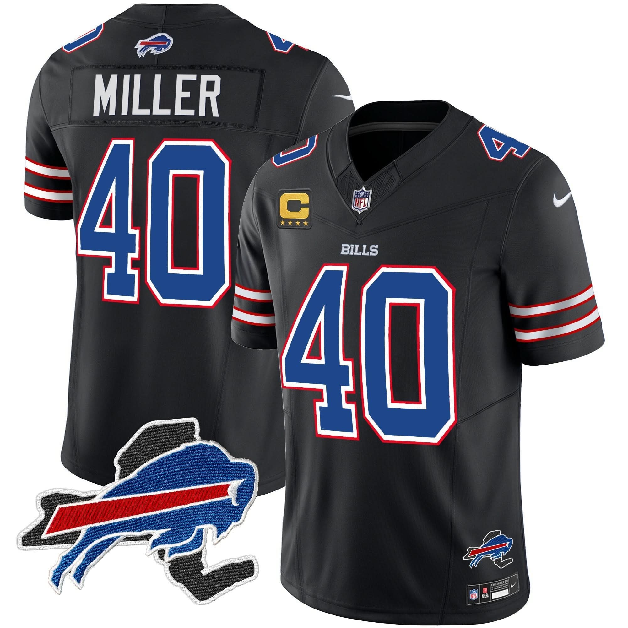 BUF New York Patch Vapor Limited Jersey