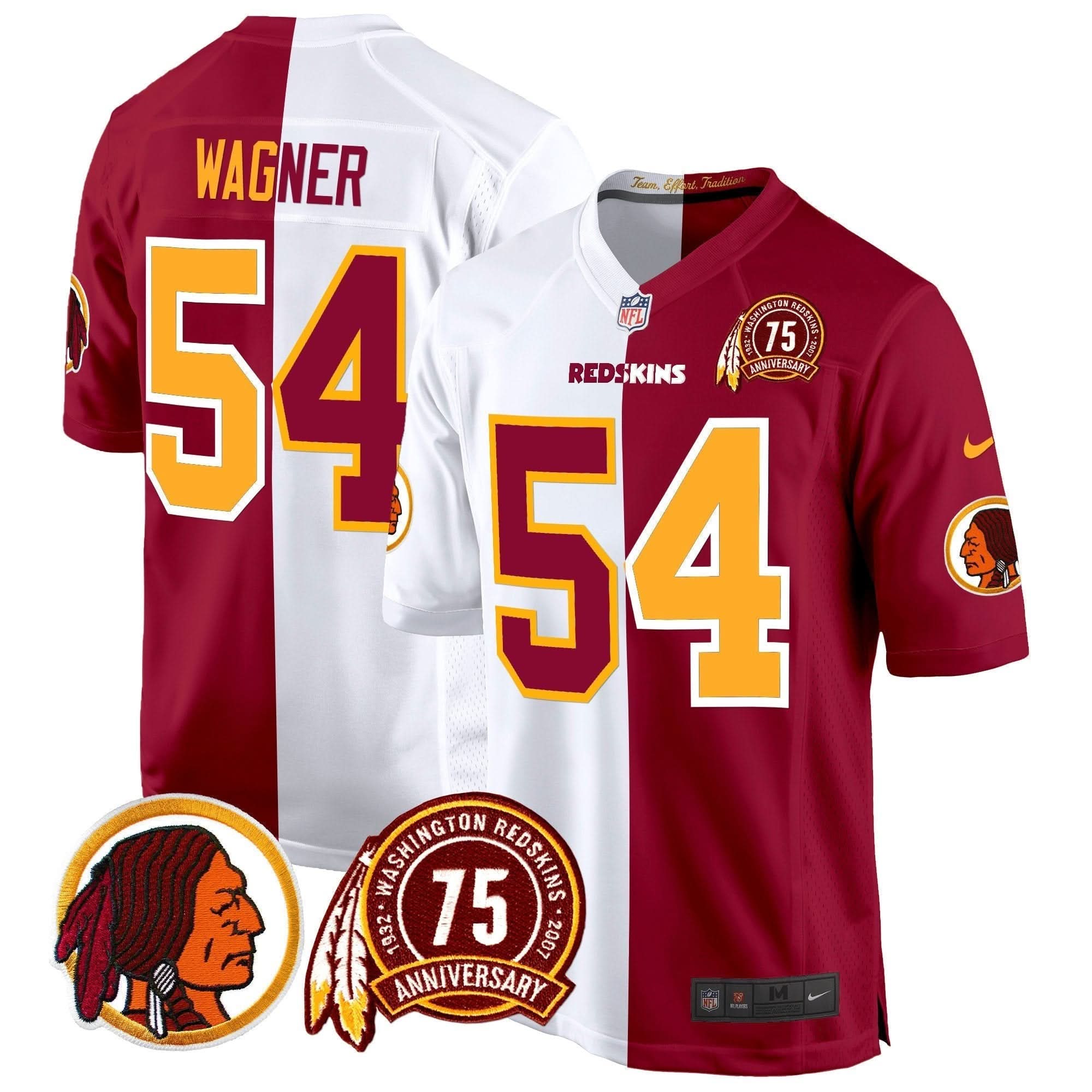 WR 75th Patch Throwback Game Jersey