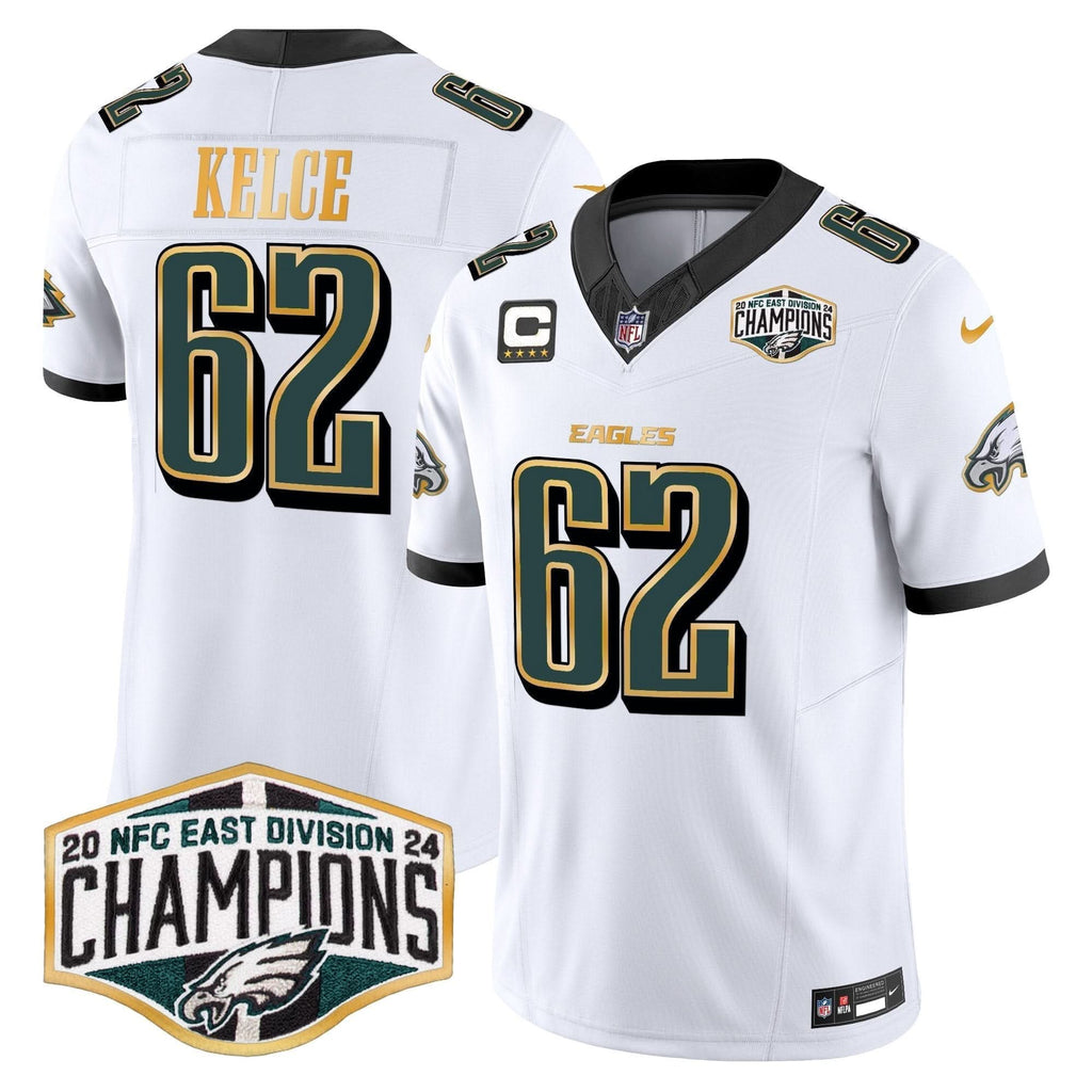 PHI 2024 NFC East Division Champions Gold Trim Vapor Limited Jersey