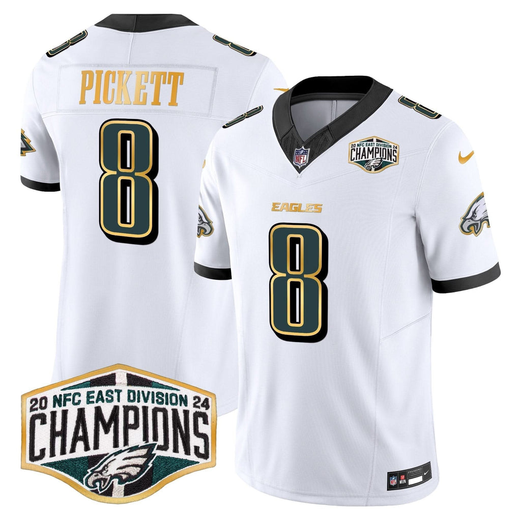 PHI 2024 NFC East Division Champions Gold Trim Vapor Limited Jersey