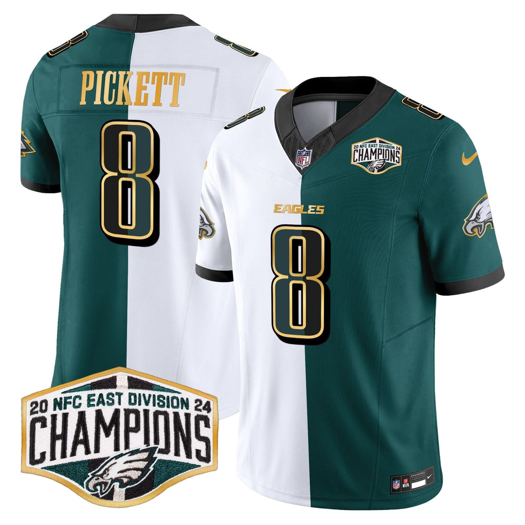 PHI 2024 NFC East Division Champions Gold Trim Vapor Limited Jersey