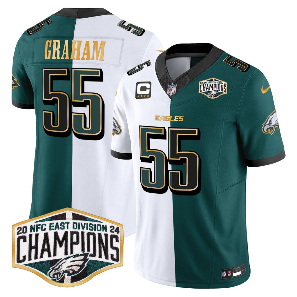 PHI 2024 NFC East Division Champions Gold Trim Vapor Limited Jersey