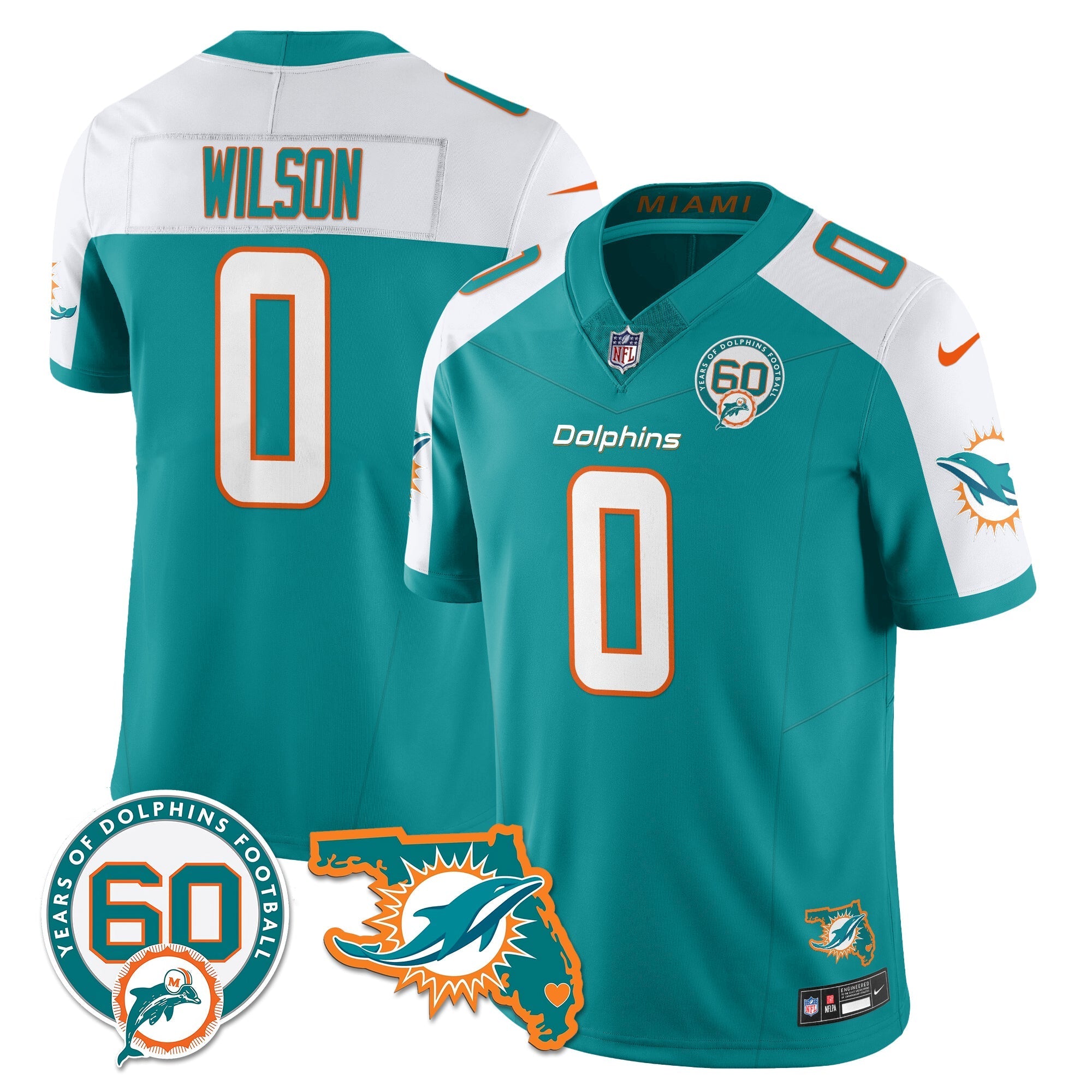MIA 60th Season Vapor Limited Jersey