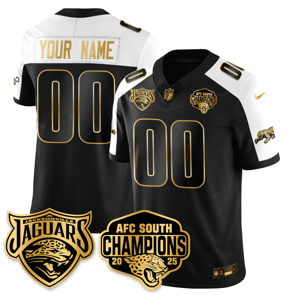 JAX AFC South Division Champions Vapor Limited Gold Jersey