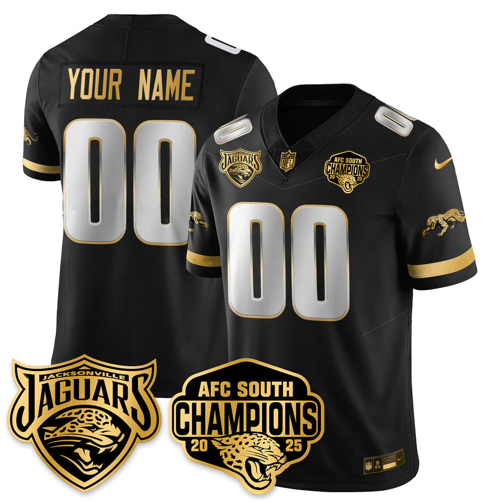 JAX AFC South Division Champions Vapor Limited Gold Jersey