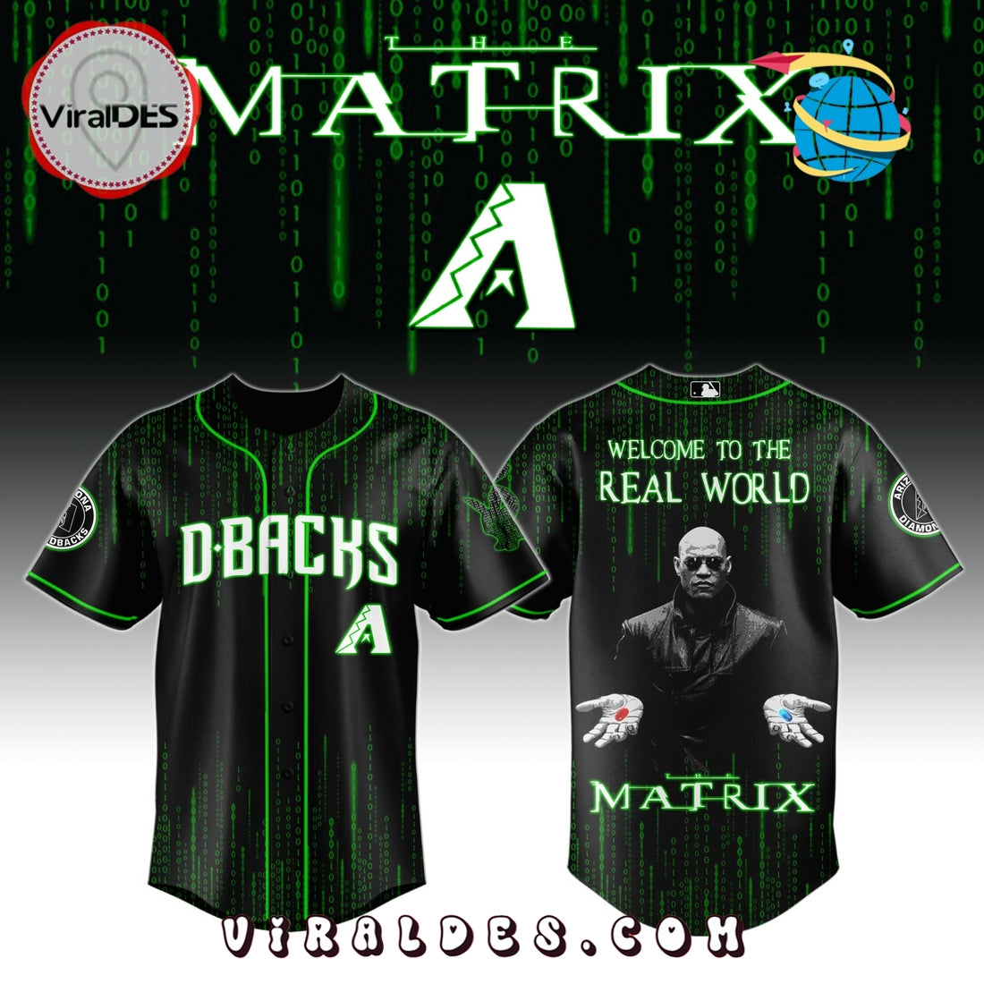 Arizona Diamondbacks MLB The Matrix Baseball Jersey