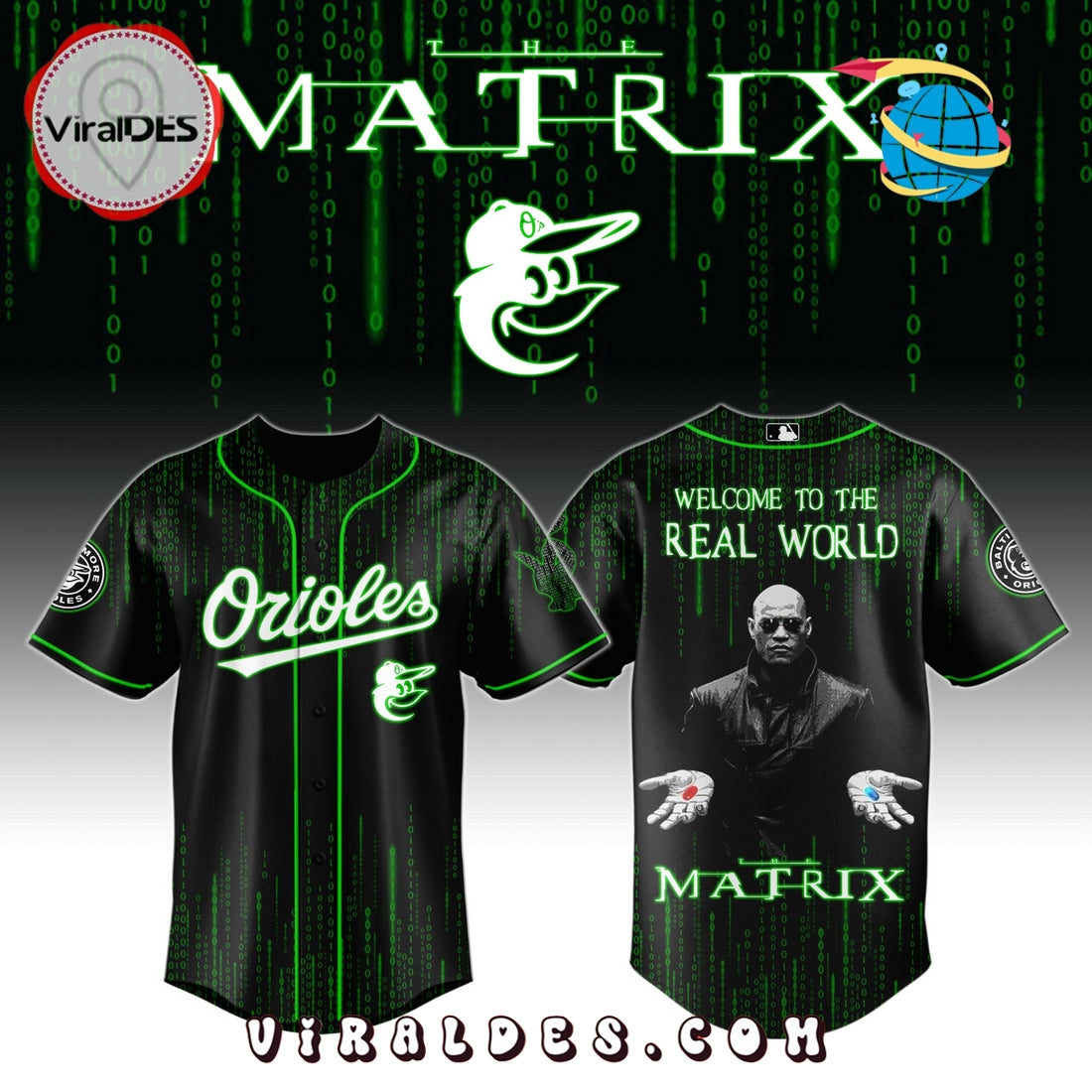 Baltimore Orioles MLB The Matrix Baseball Jersey