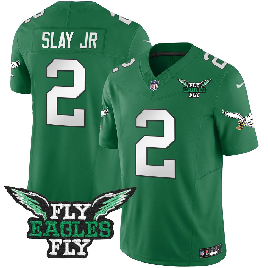 Fly PHI Fly Patch Throwback Kelly Green Vapor Jersey