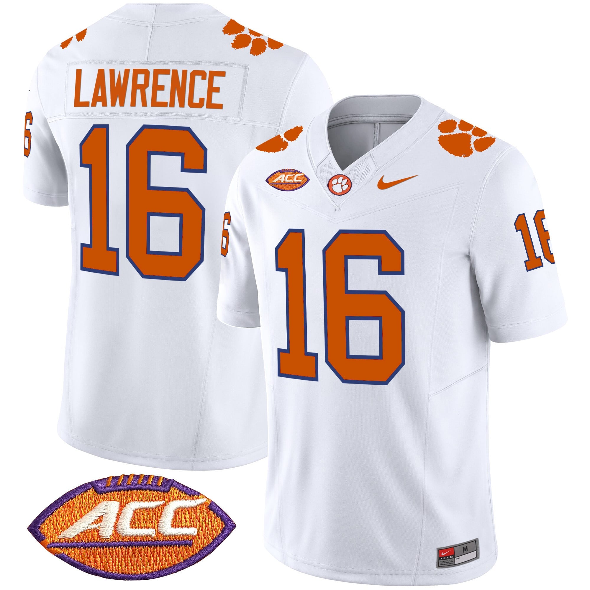 Men's Clemson Tigers 2025 Vapor Limited Jersey - All Stitched