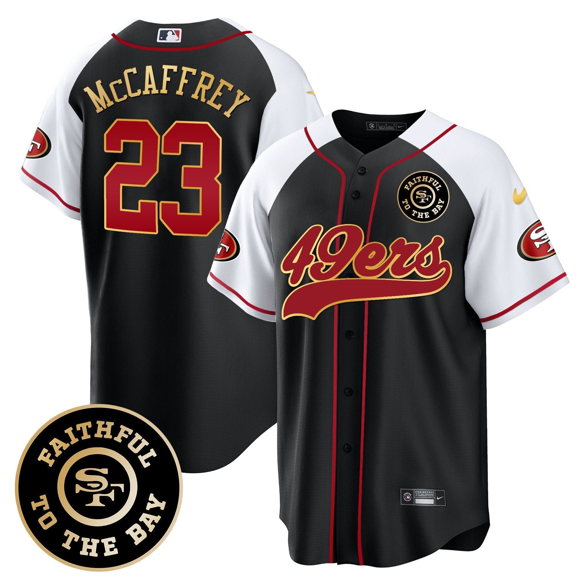 SF Faithful To The Bay Patch Baseball Jersey - All Stitched