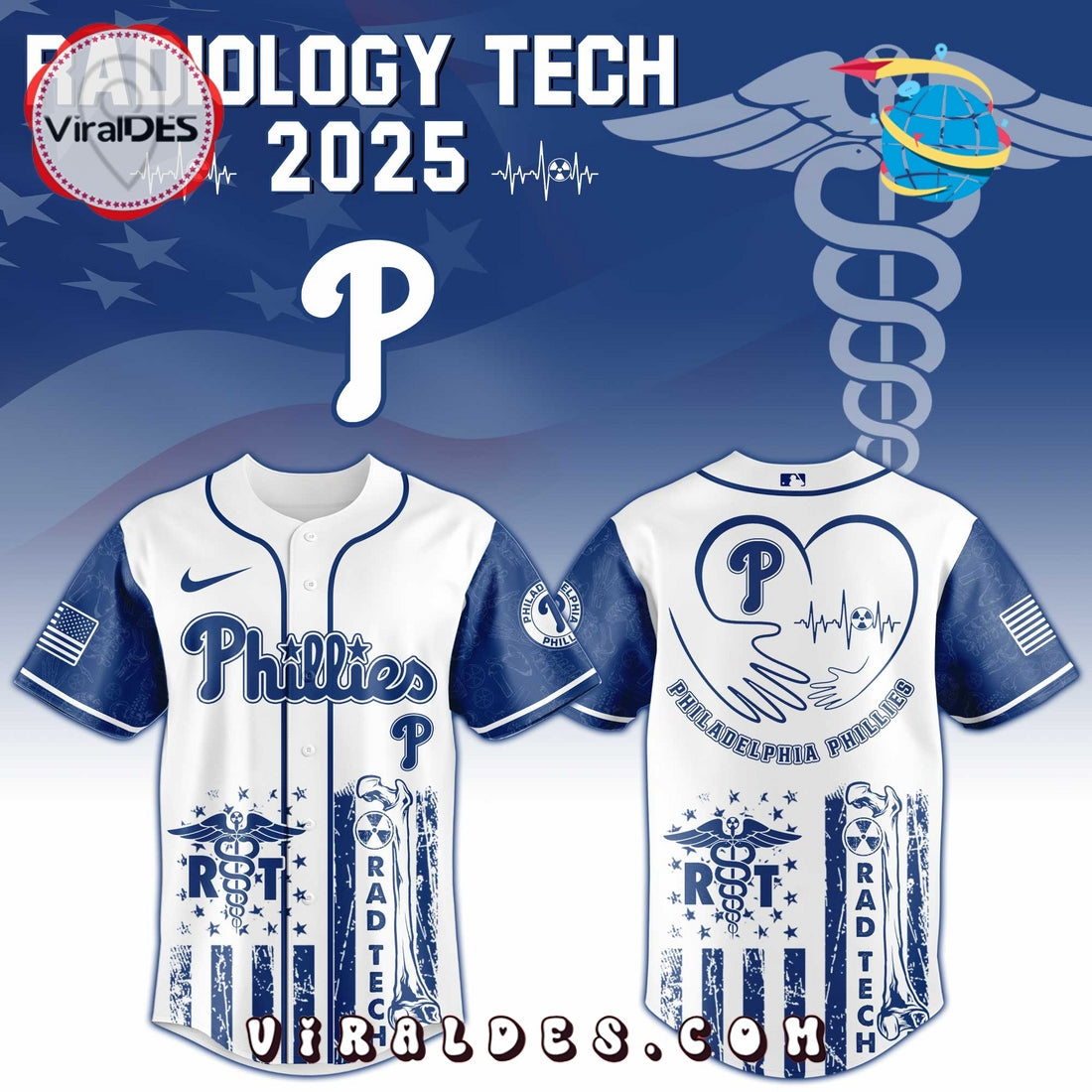 Philadelphia Phillies MLB x Radiology Tech Night Jersey
